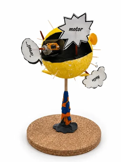 Rastre nanorobot: imagen de la maqueta publicada en Blogger NanoInventum